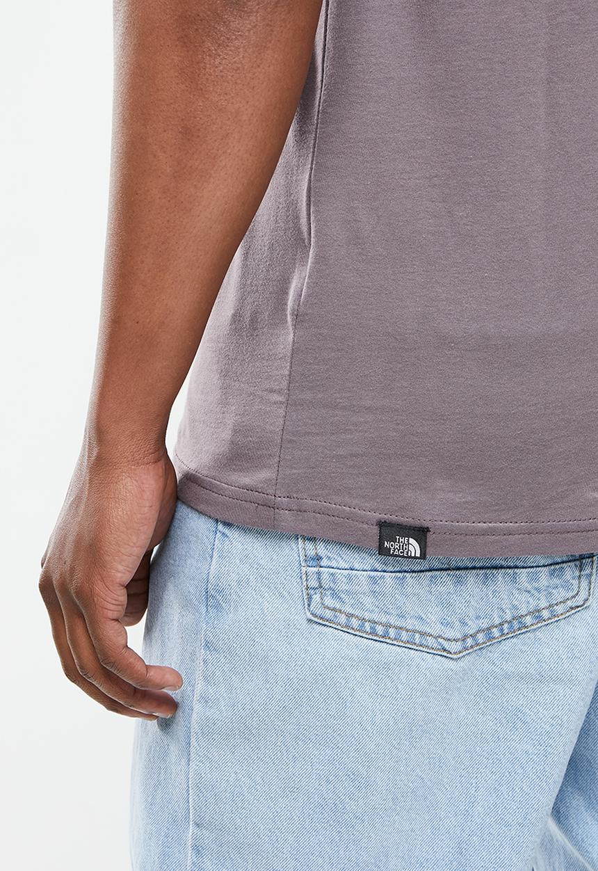 The North Face - Mens s/s raglan redbox tee - graphite purple