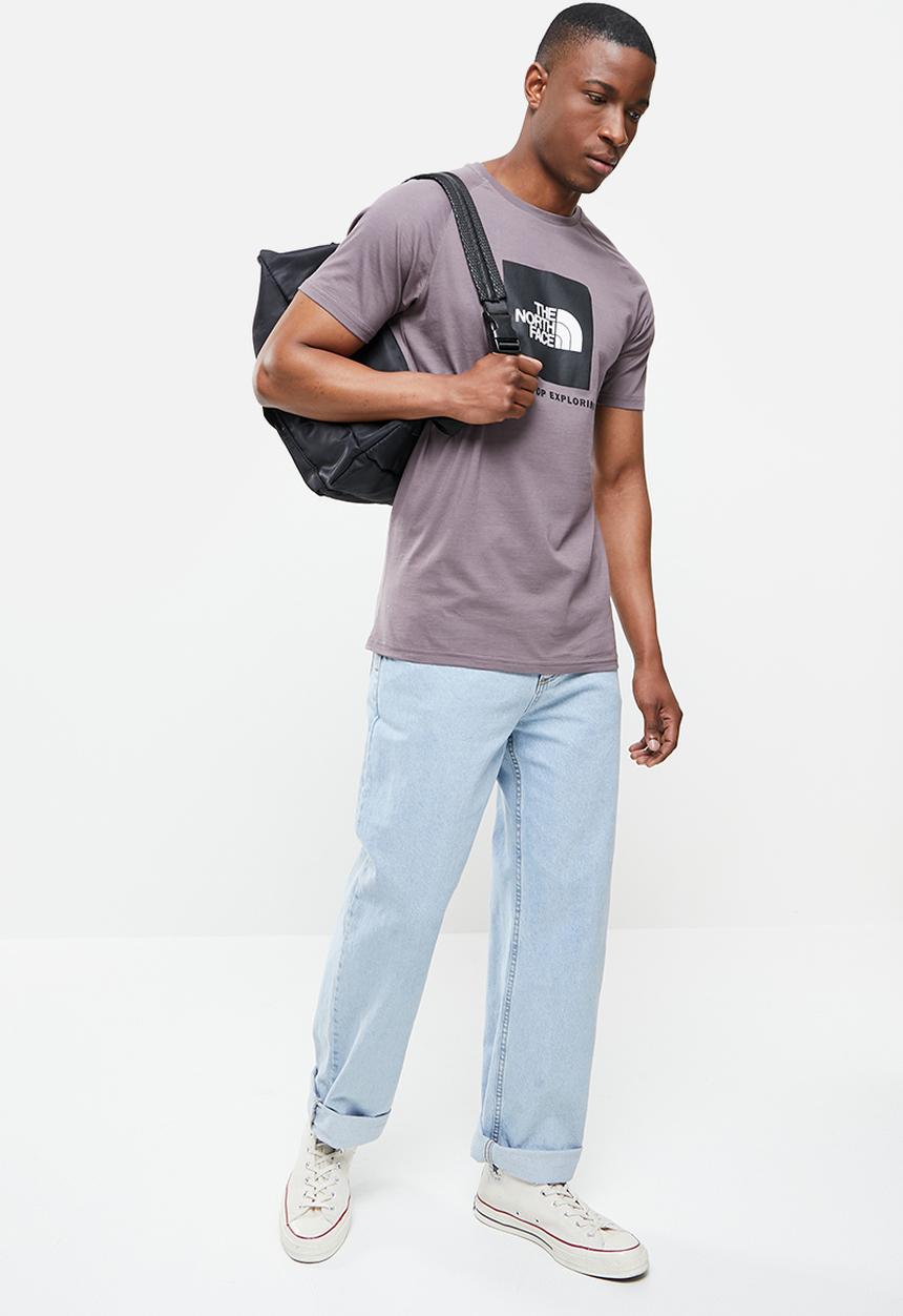 The North Face - Mens s/s raglan redbox tee - graphite purple