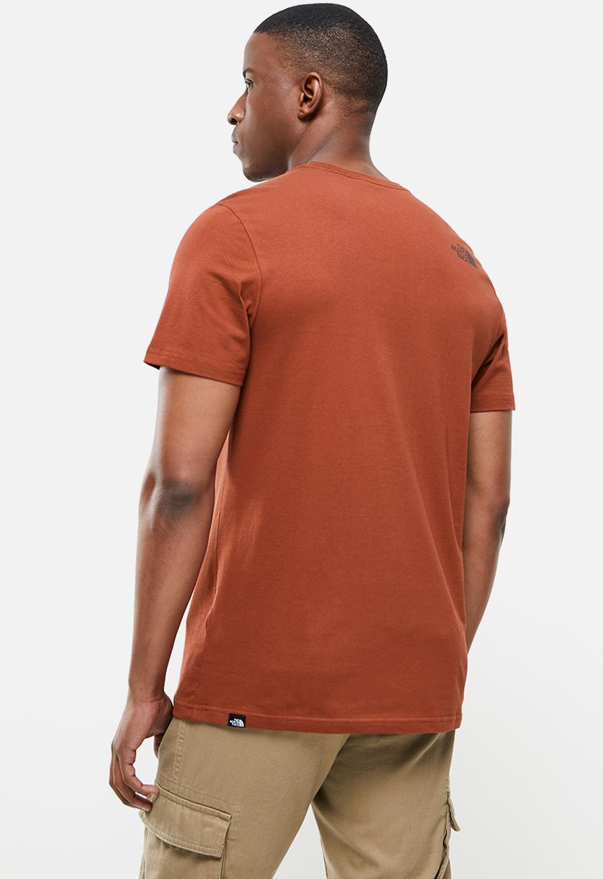 The North Face - Mens s/s fine tee - brick house red