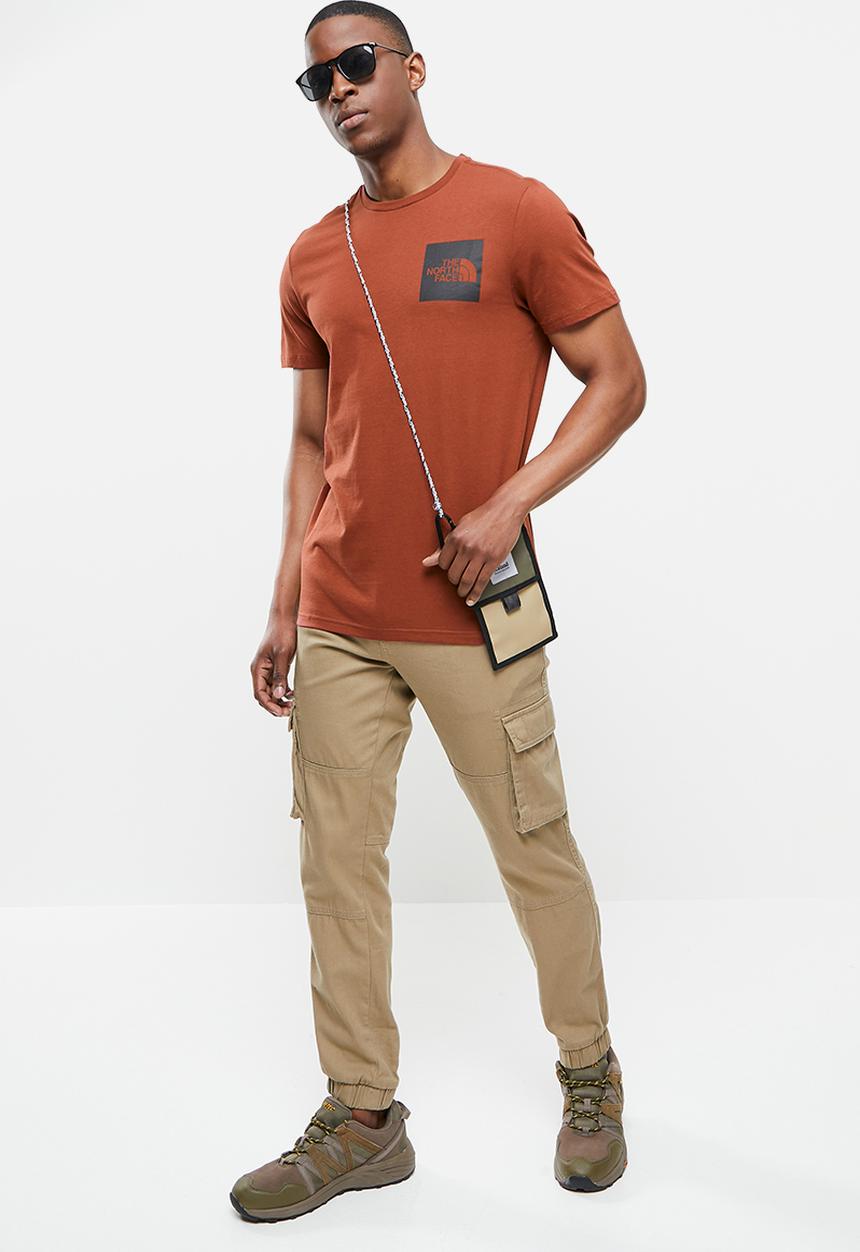 The North Face - Mens s/s fine tee - brick house red