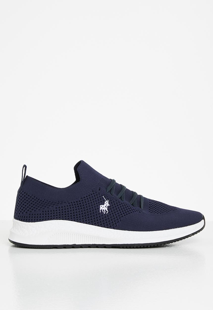 POLO - Hector athleisure knit sneaker - navy
