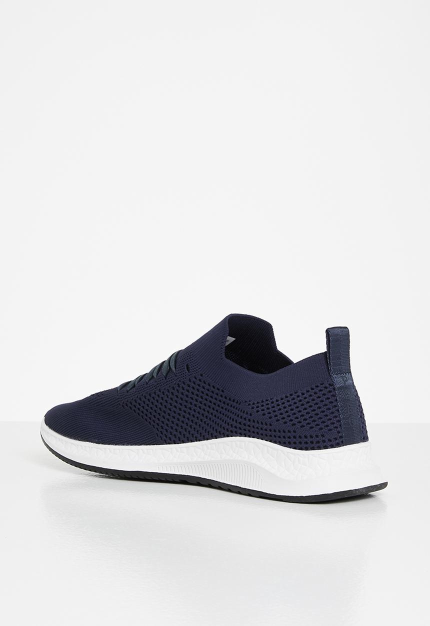 POLO - Hector athleisure knit sneaker - navy