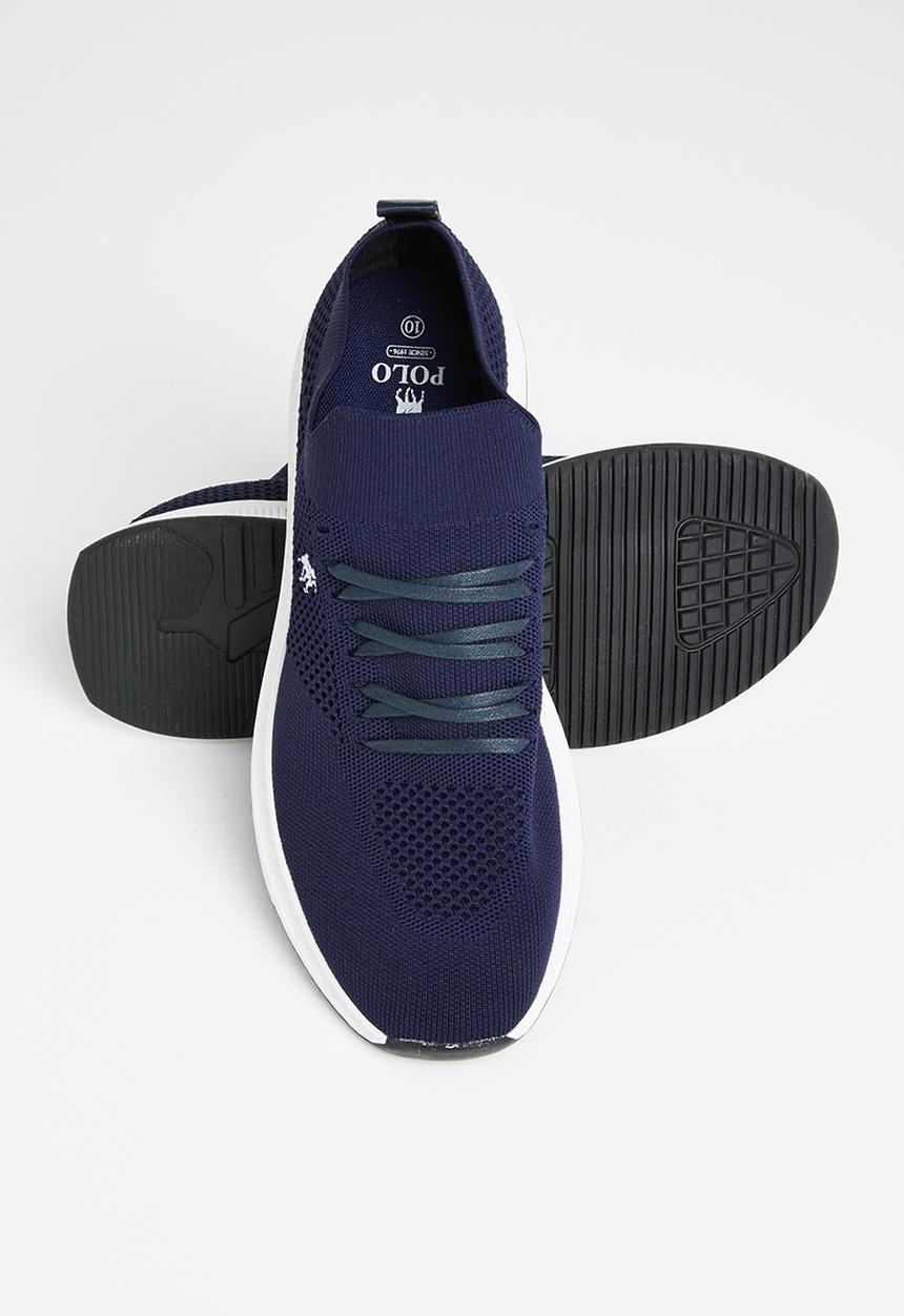 POLO - Hector athleisure knit sneaker - navy