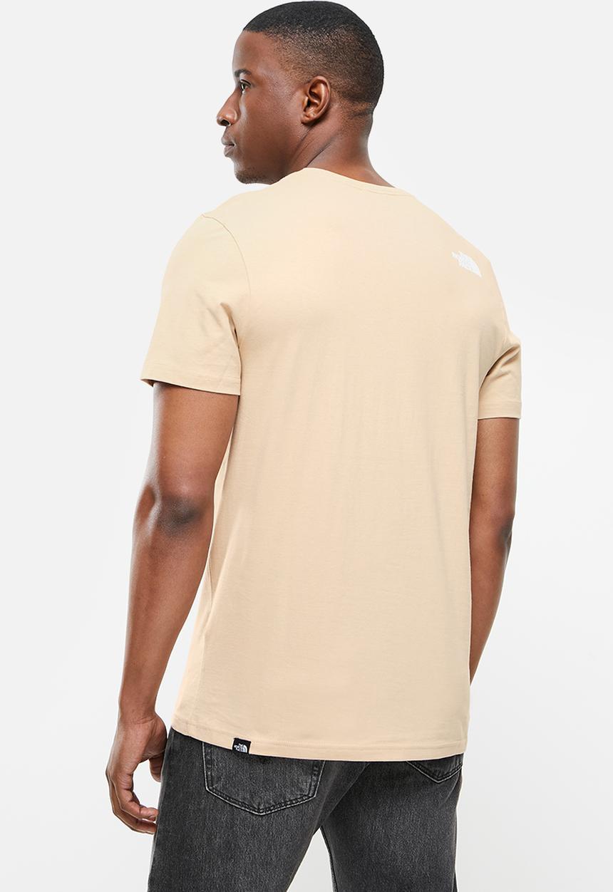 The North Face - Mens s/s fine tee - flax silver grey wooden tiger print