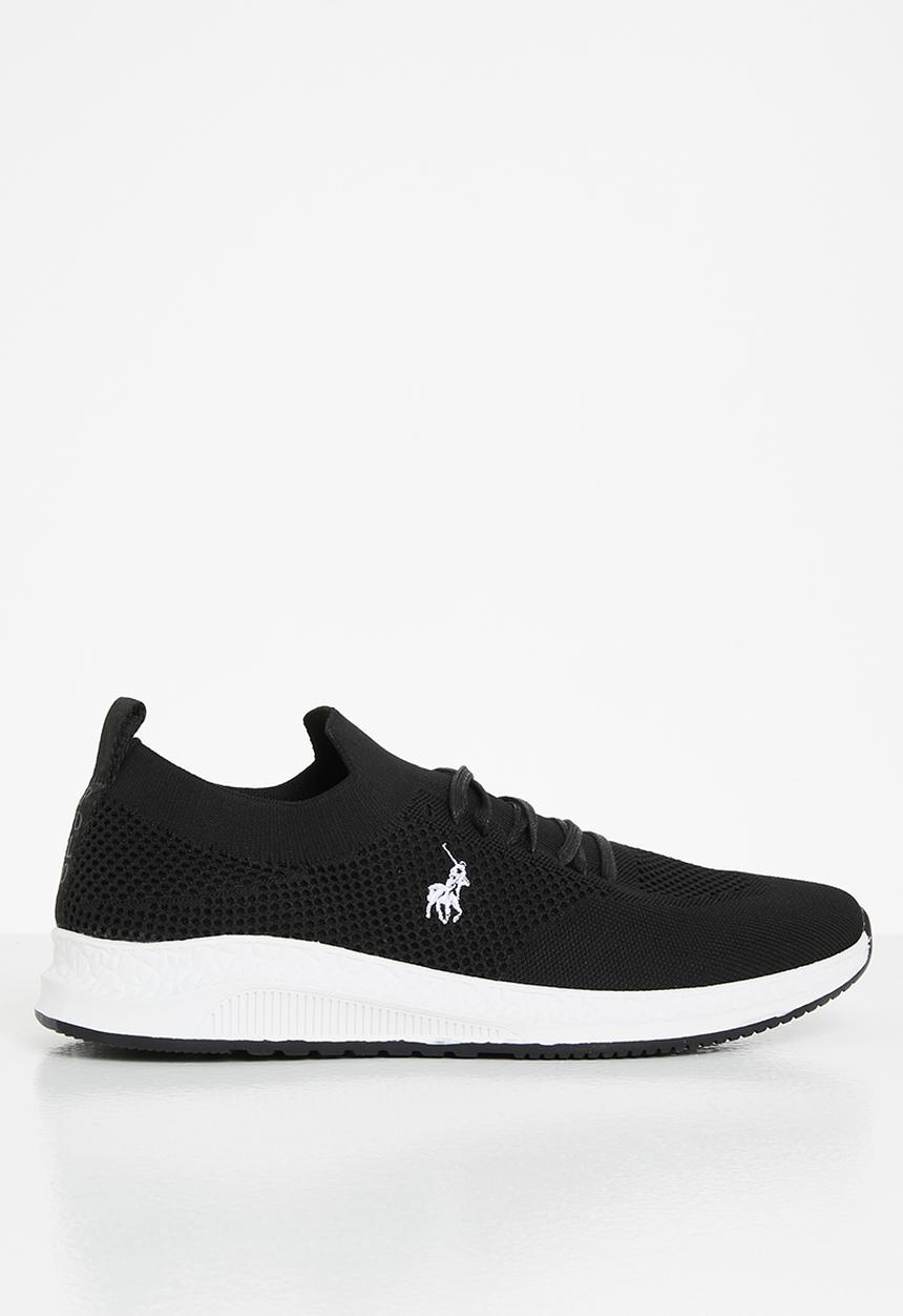 POLO - Hector athleisure knit sneaker - black
