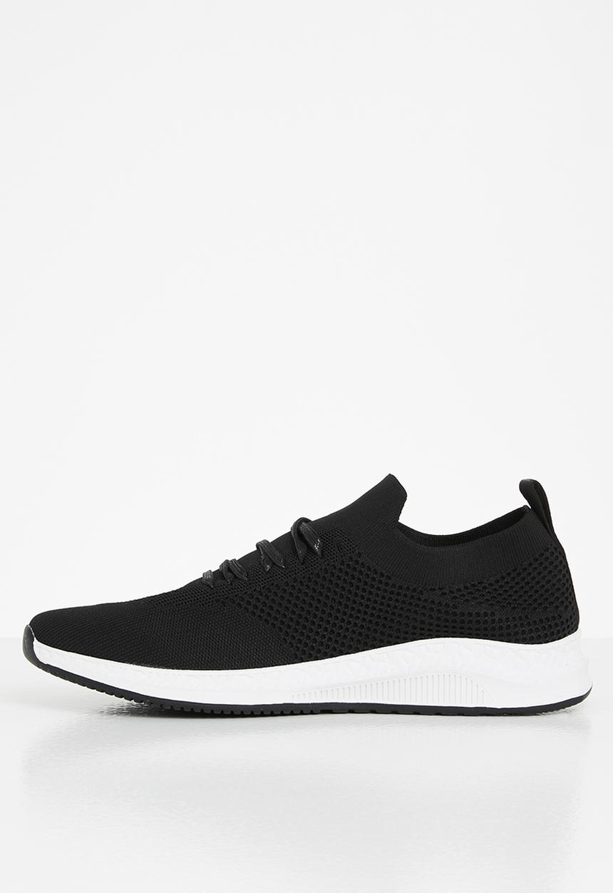 POLO - Hector athleisure knit sneaker - black