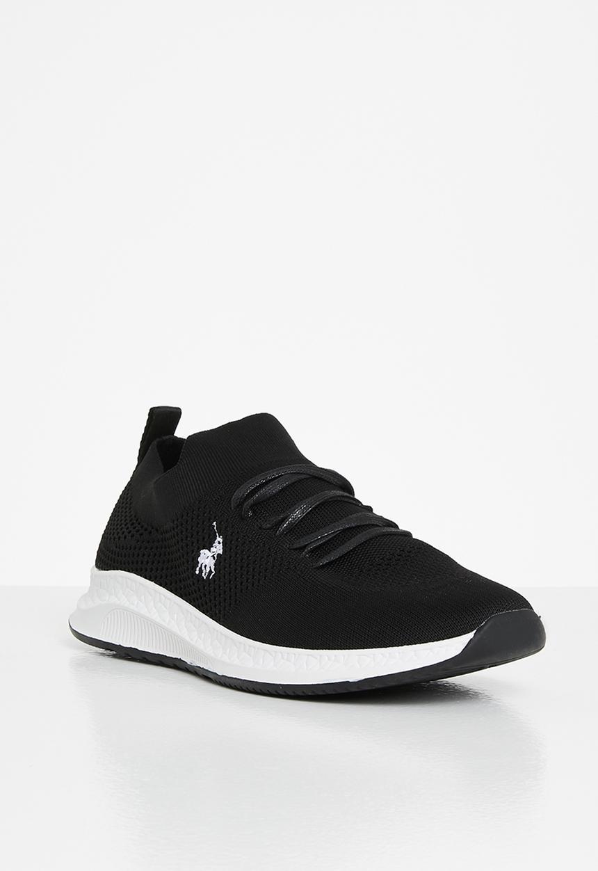 POLO - Hector athleisure knit sneaker - black