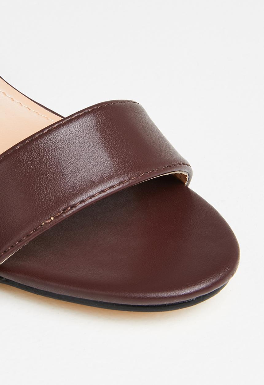 edit - Lora open block heel - merlot
