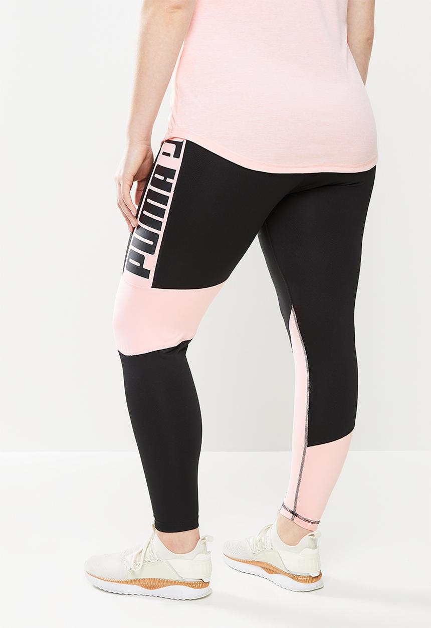 PUMA - Plus train favorite logo high waist 7/8 tights - black