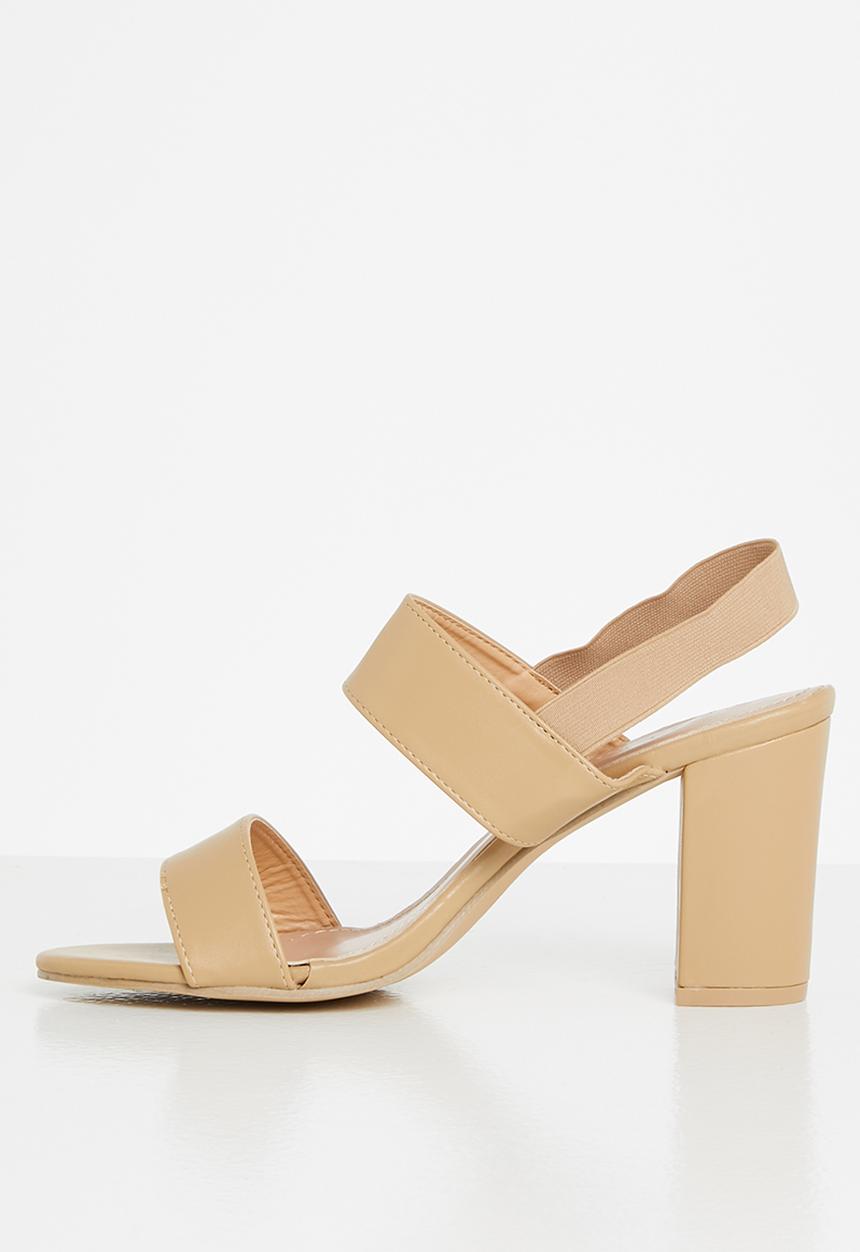 edit - Lora open block heel - natural