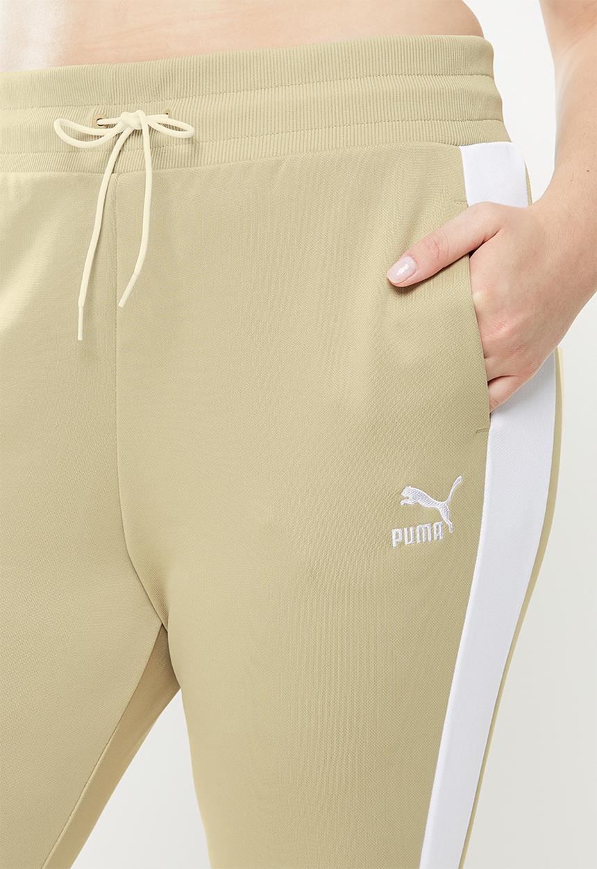 PUMA - Plus iconic t7 cigarette pants - beige