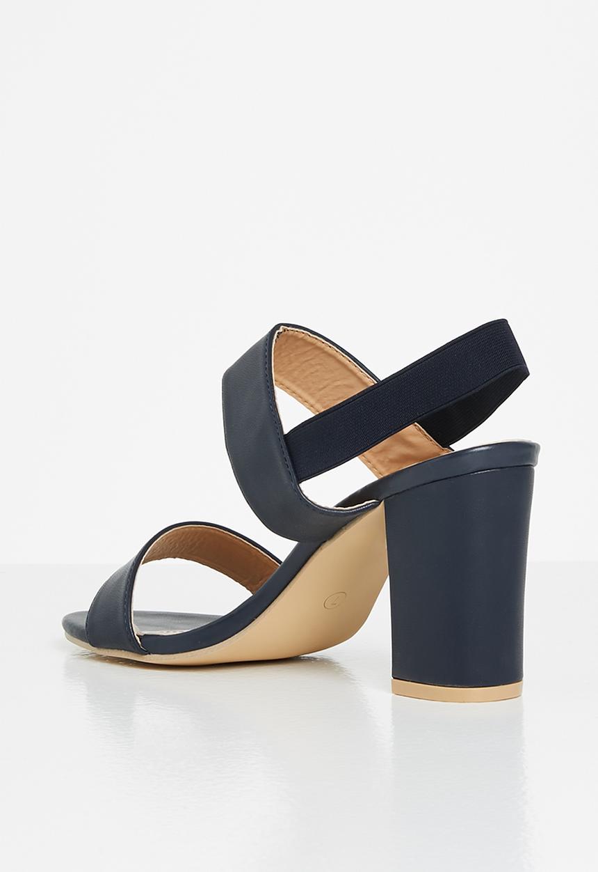edit - Lora open block heel - navy