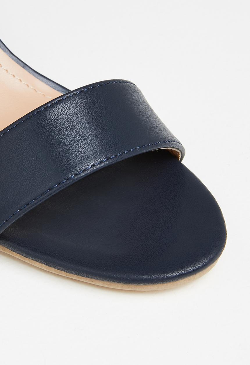 edit - Lora open block heel - navy