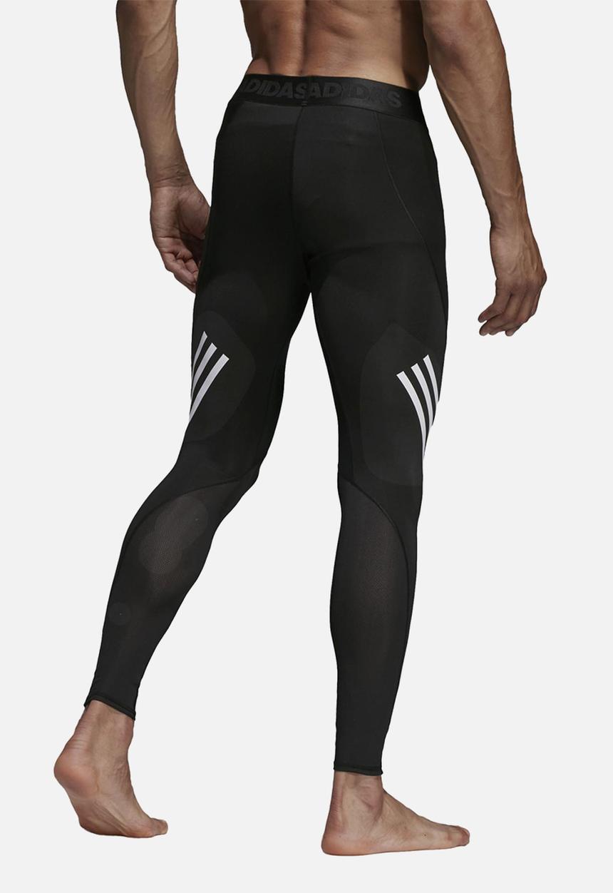 adidas Performance - ALPHASKIN SPORT+ LONG 3-STRIPES TIGHTS - black