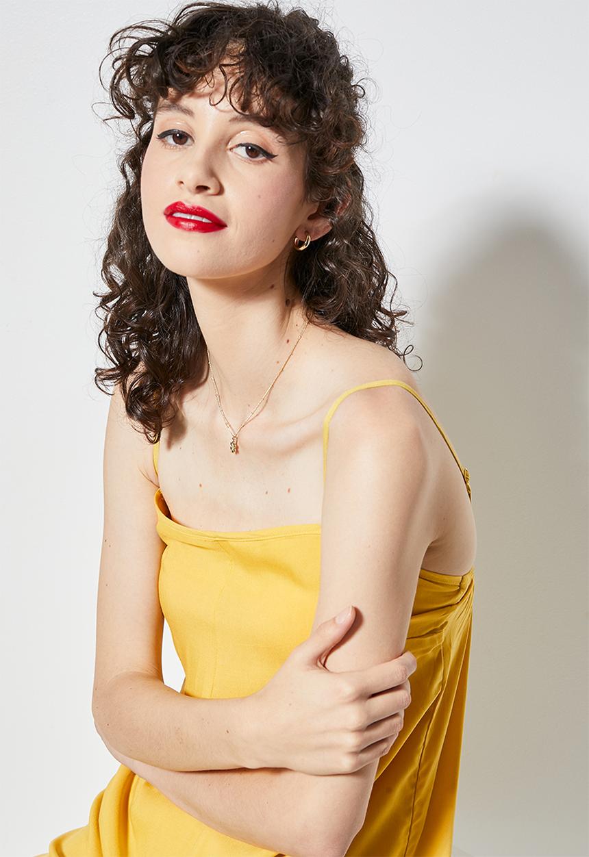 Superbalist - Straight neck jumpsuit - golden yellow