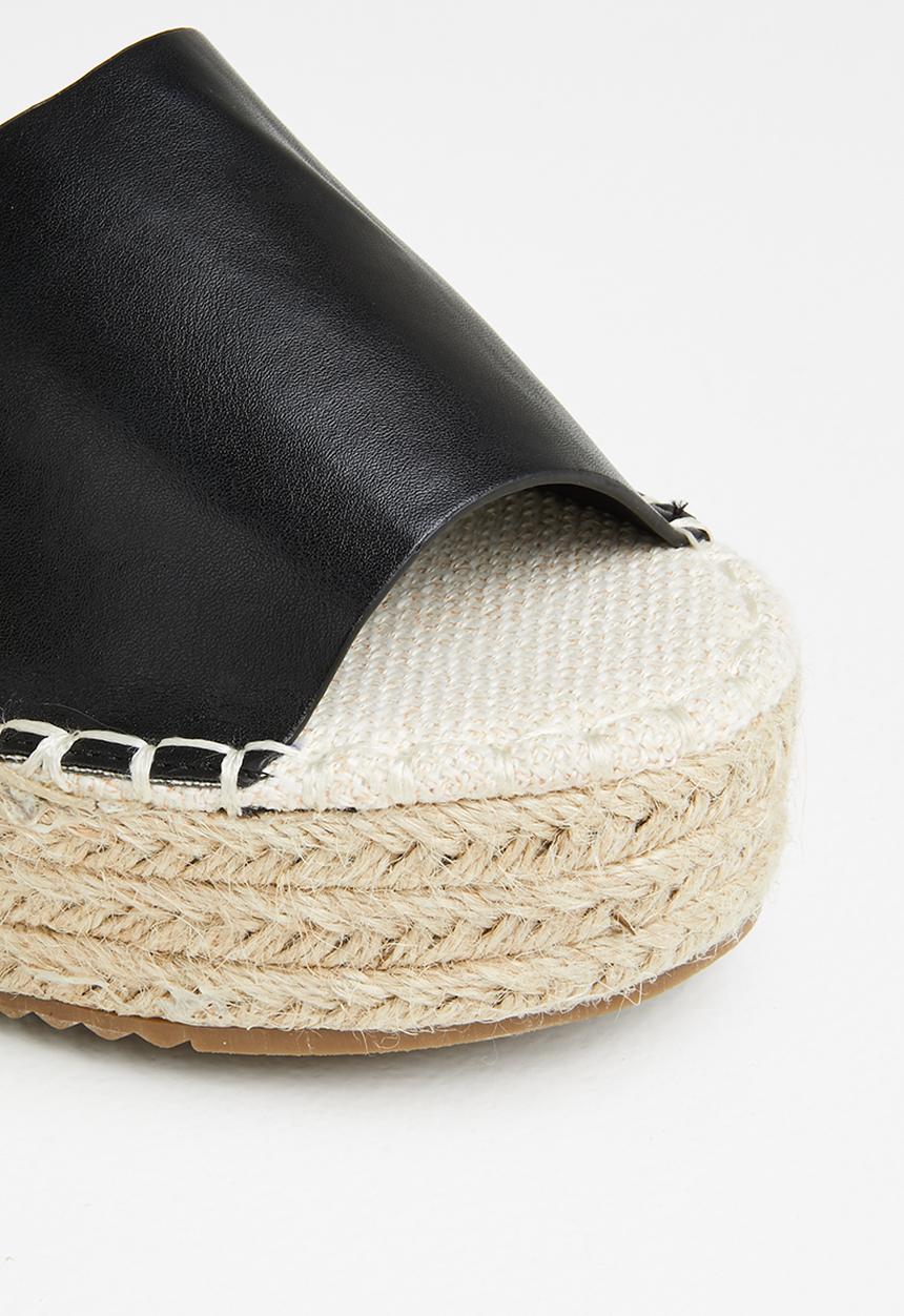 Glamorous - Wedge espadrille - black 