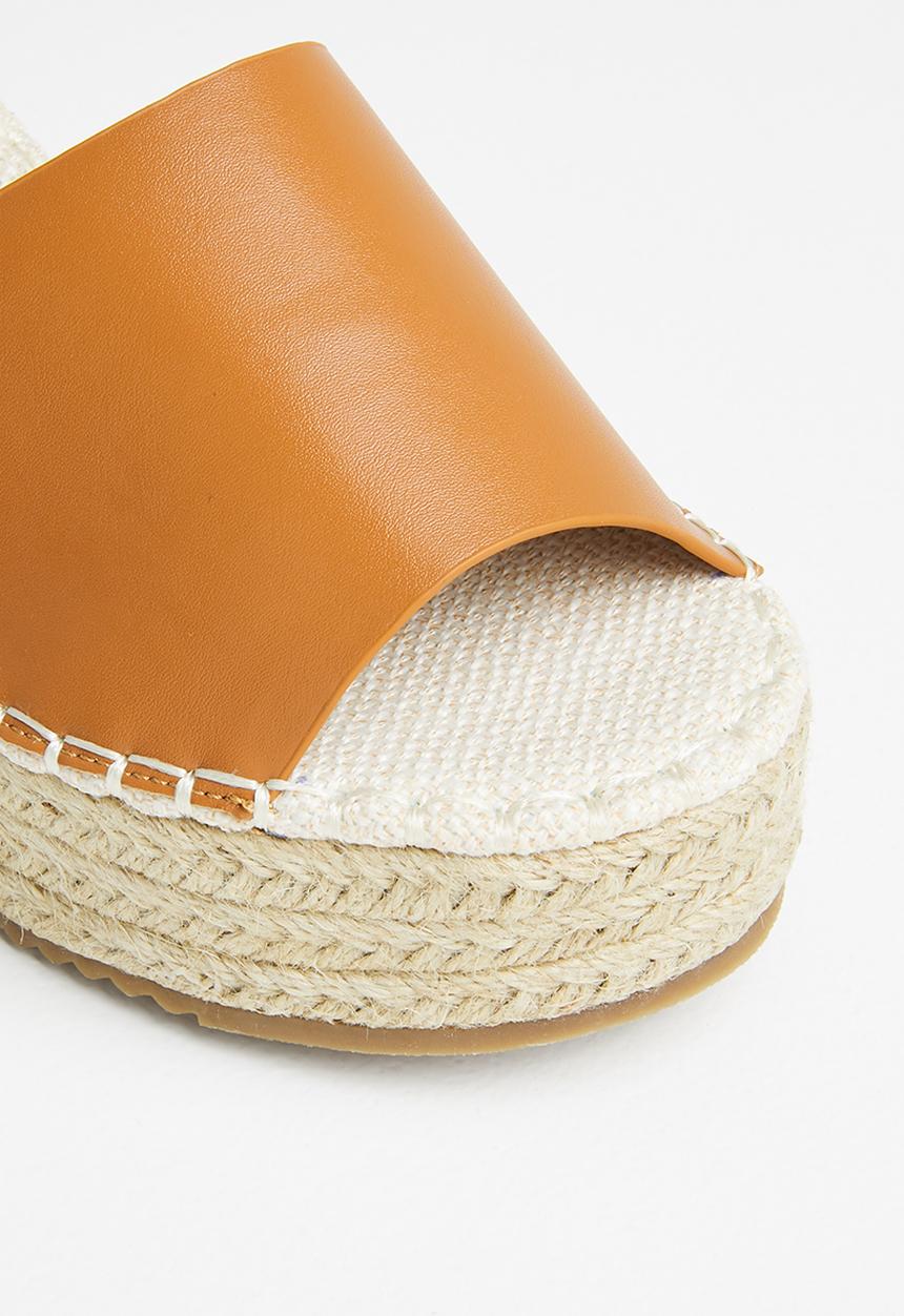 Glamorous - Wedge espadrille - camel 