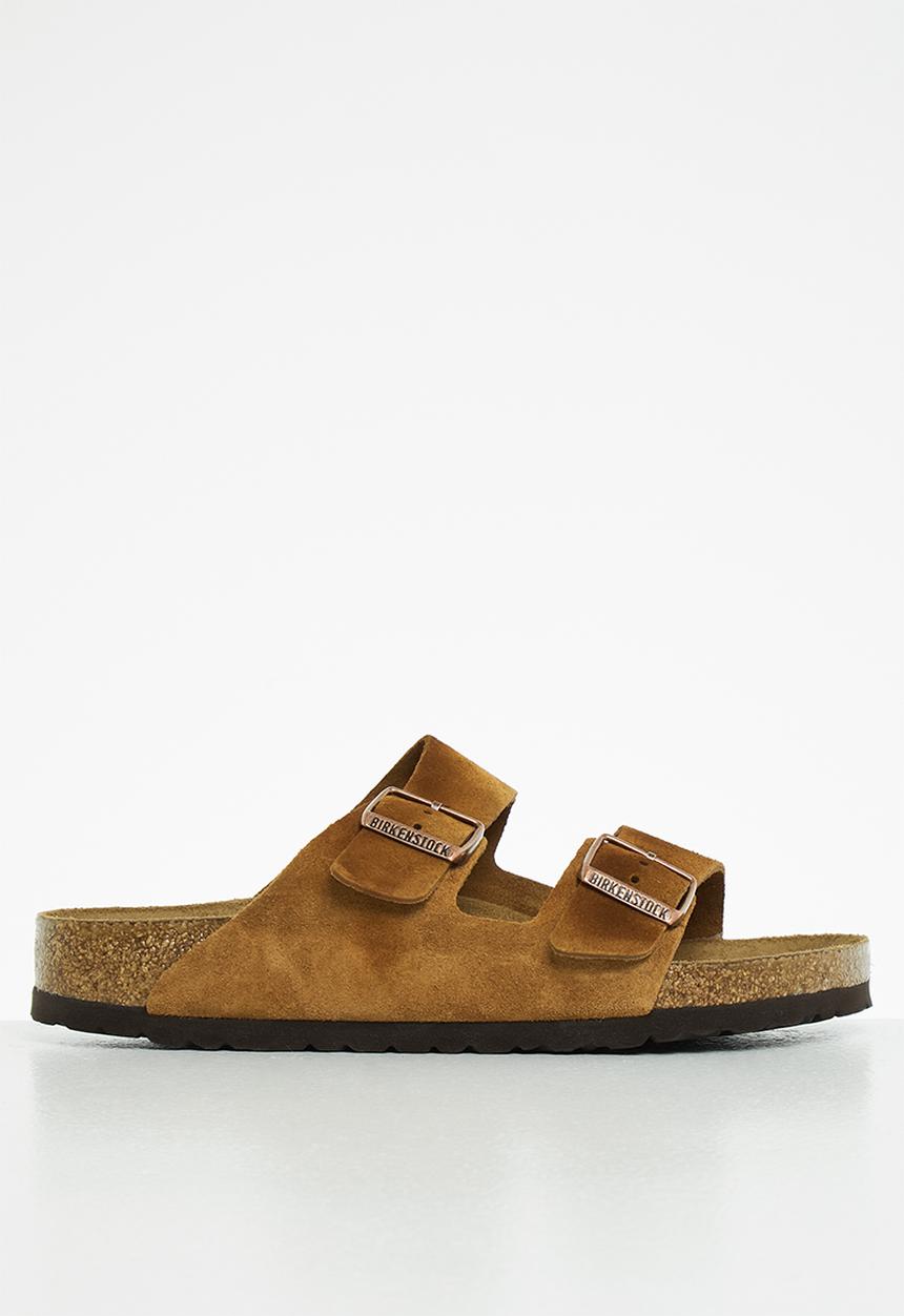 Birkenstock - Arizona suede soft footbed - mink