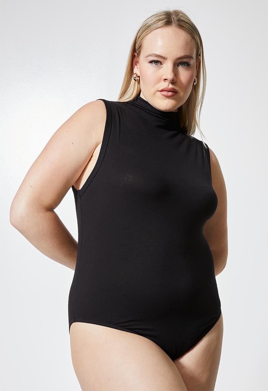 Superbalist - Grown on neck bodysuit - black