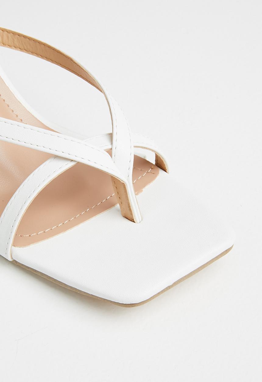 Superbalist - Liezel open stiletto heel - white