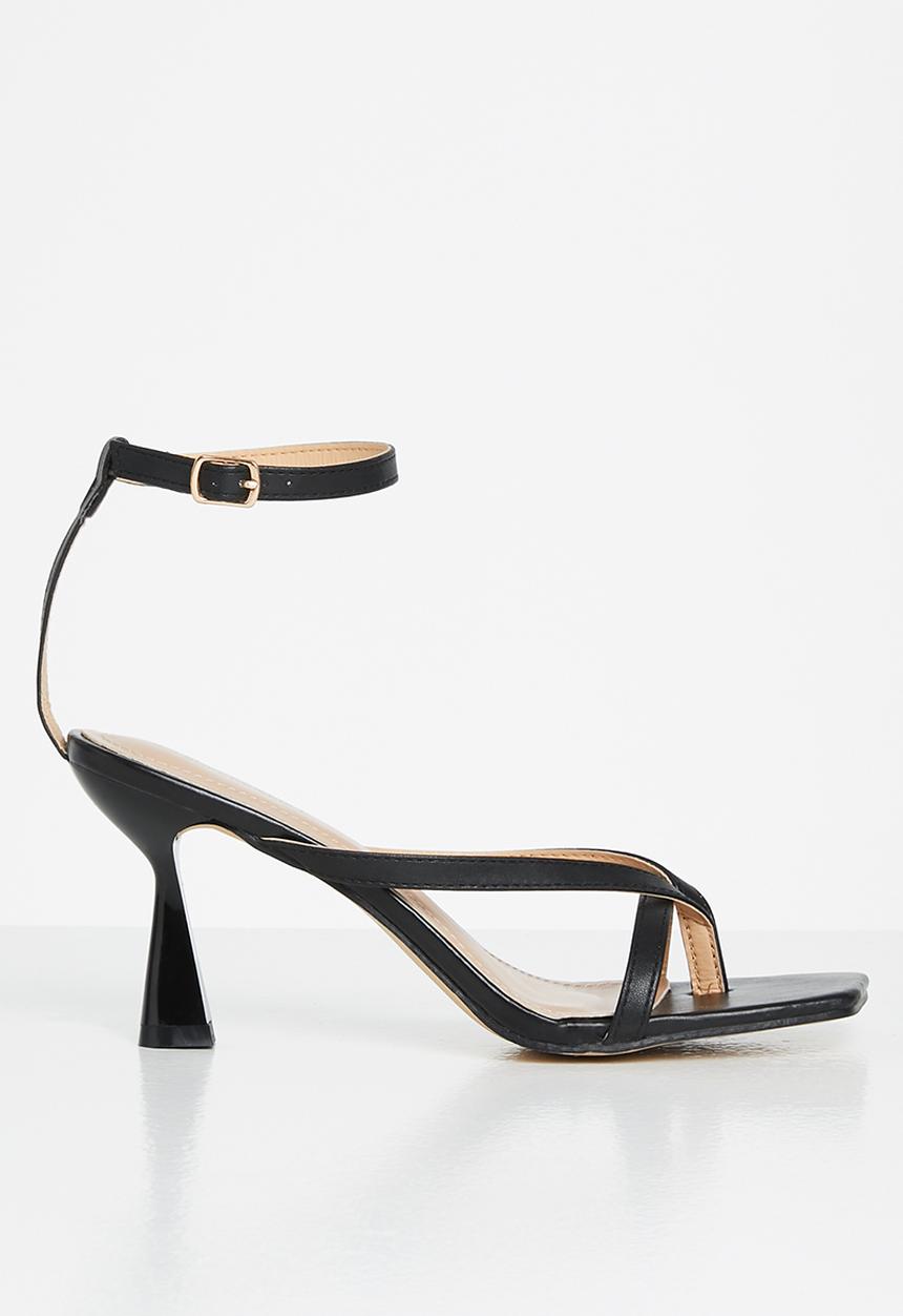 Superbalist - Liezel open stiletto heel - black