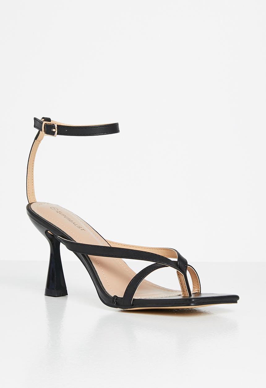Superbalist - Liezel open stiletto heel - black