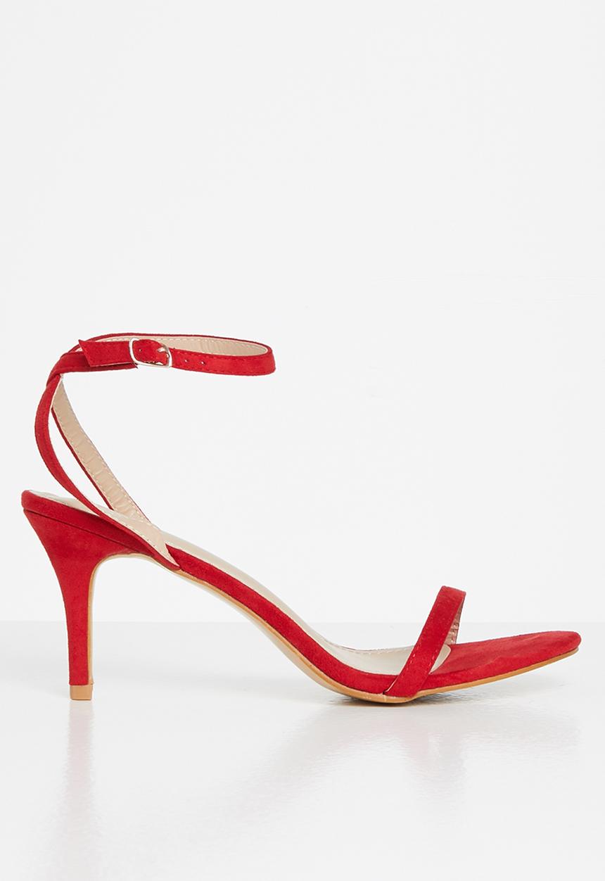 Superbalist - Janine open stileto - red