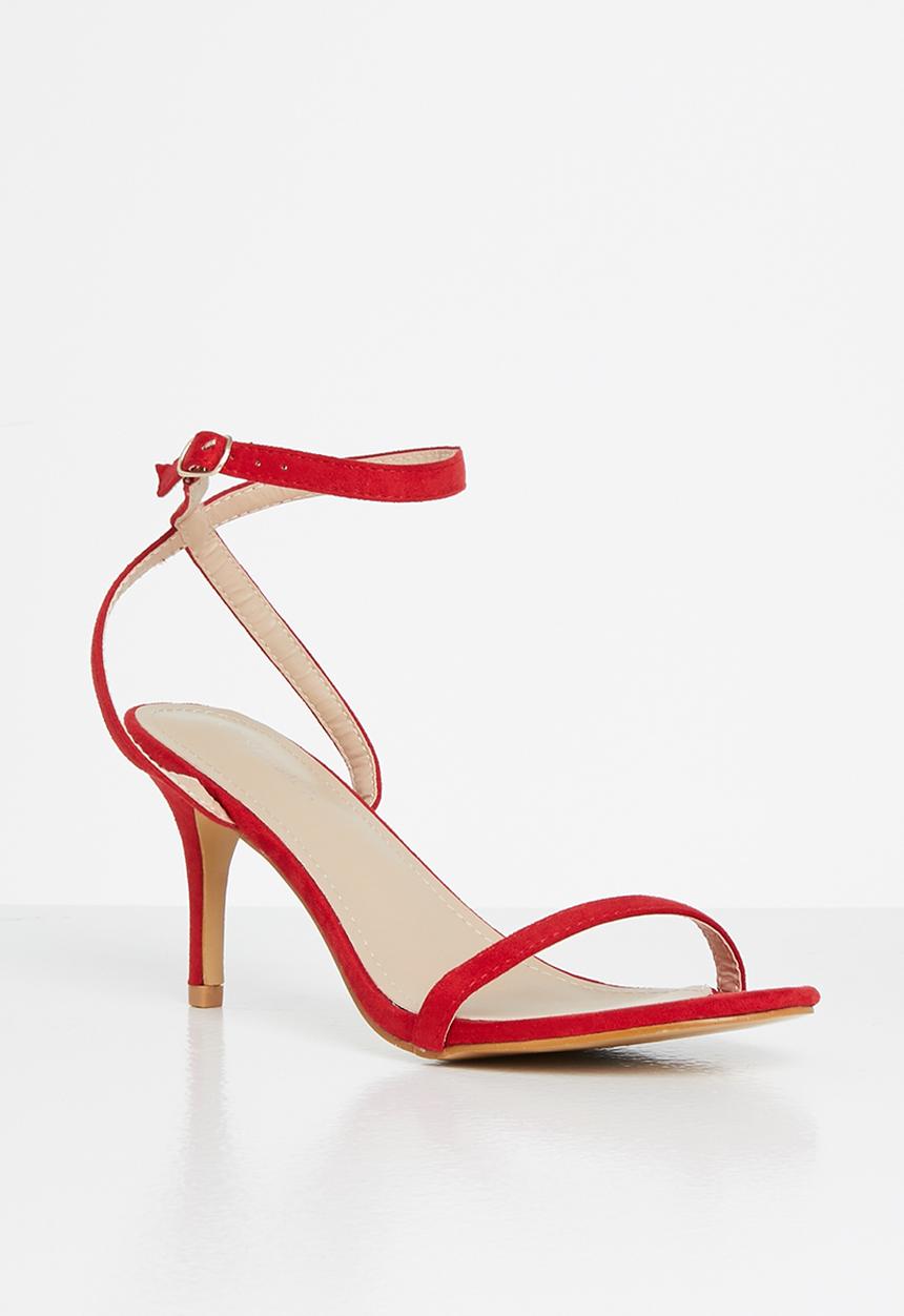 Superbalist - Janine open stileto - red