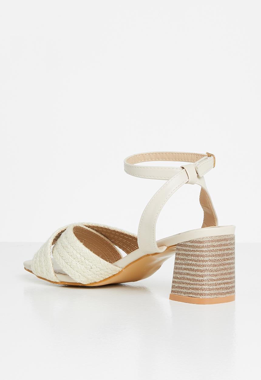 Superbalist - Summer open toe heel - stone
