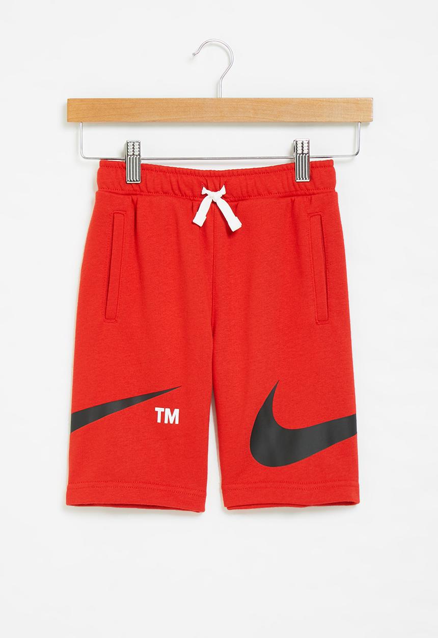 Nike - Nkb swoosh short - red