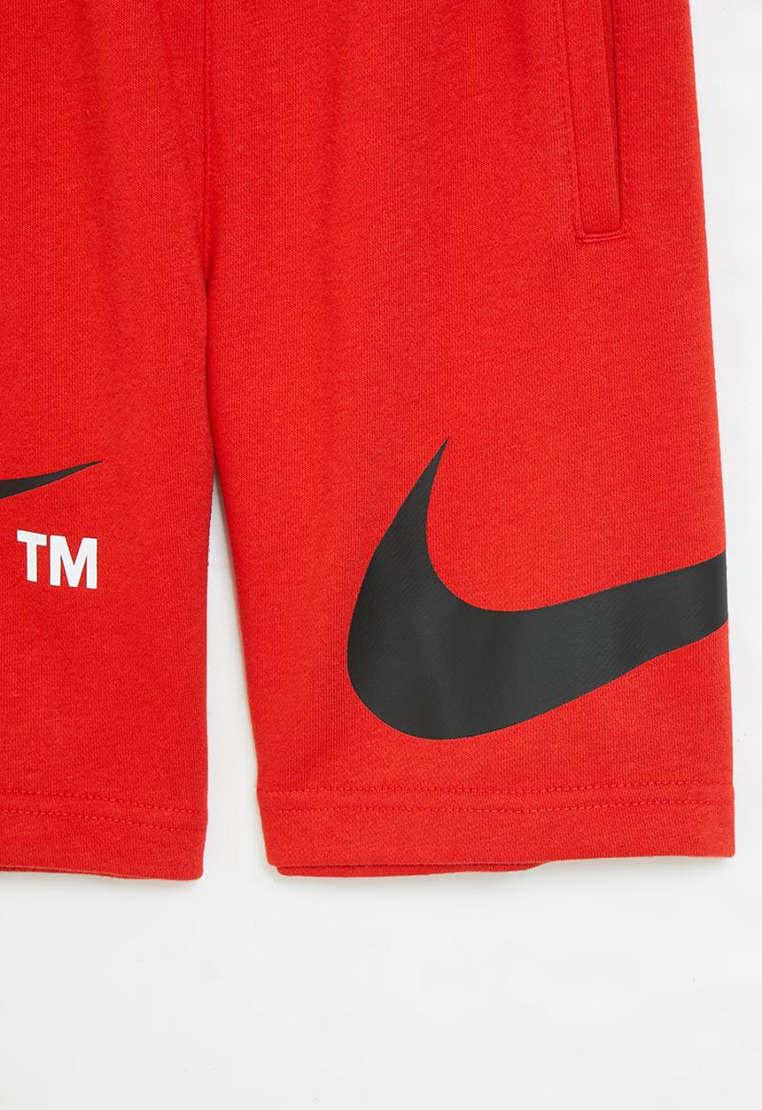 Nike - Nkb swoosh short - red