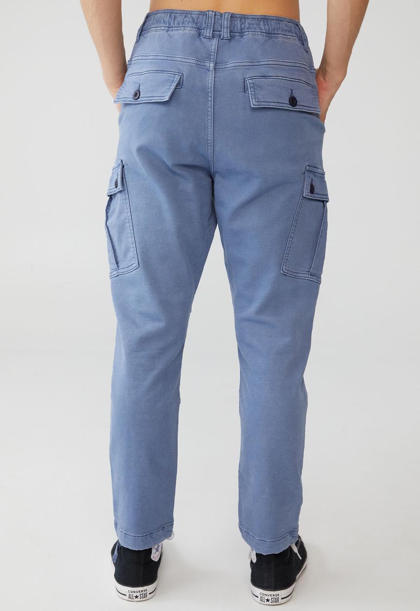 Cotton On - Military cargo pant - mid blue