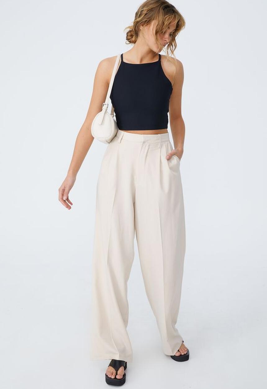Cotton On - Quinn wrap around cami - black