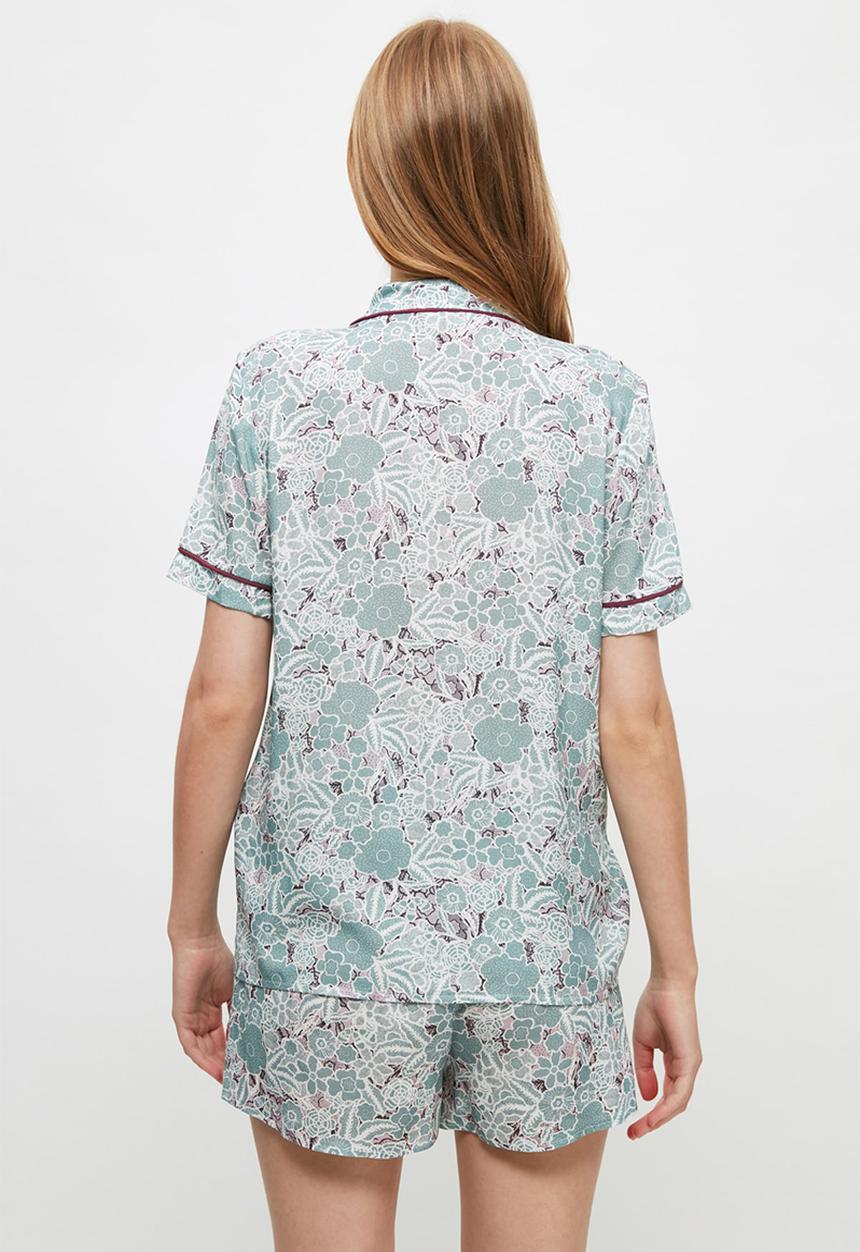Trendyol - Floral detailed pajamas set - multi