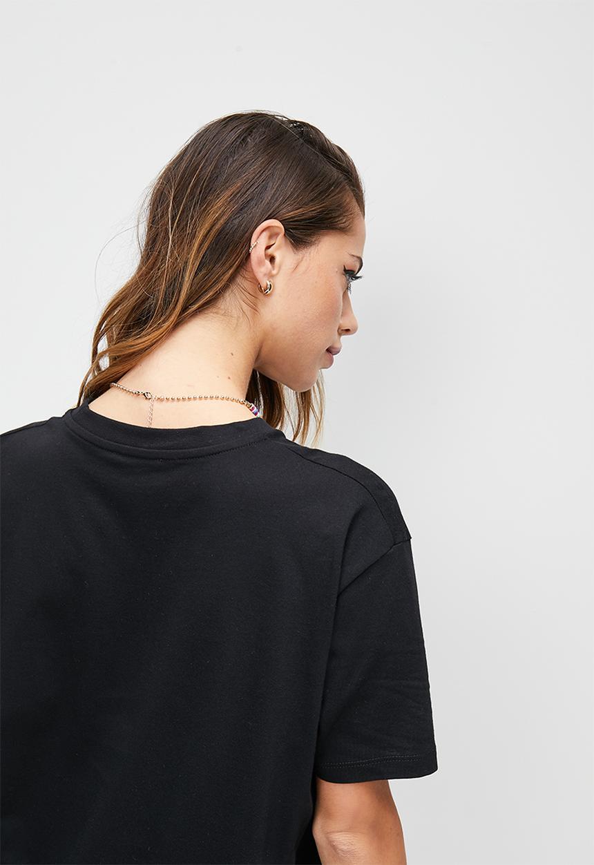 Blake - Graphic oversized tee - black