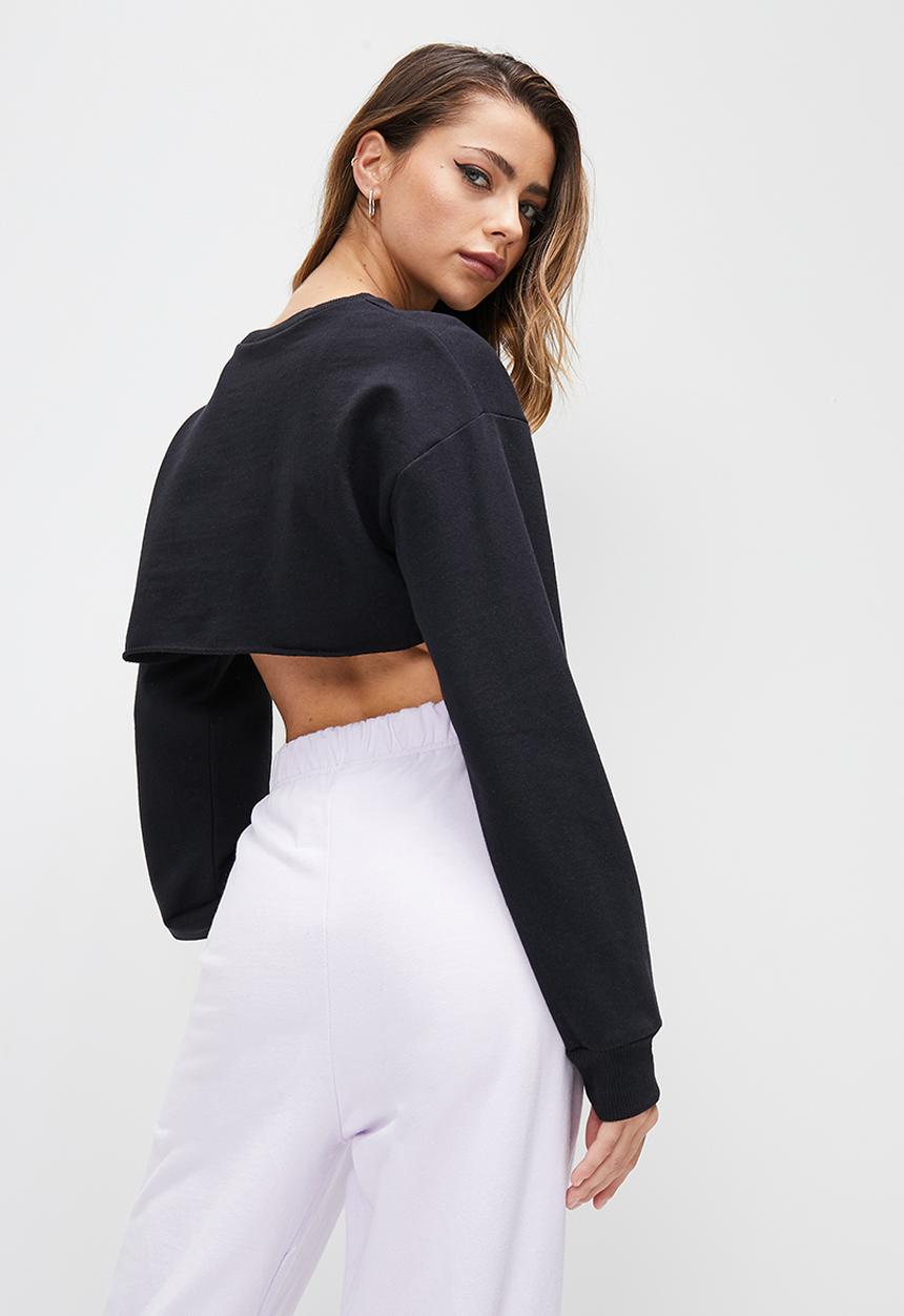 Blake - Cut out sweater - black