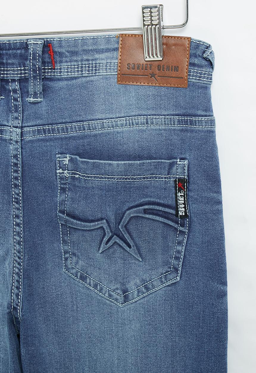 SOVIET - B grimaldo boys skinny denim  - lt indigo