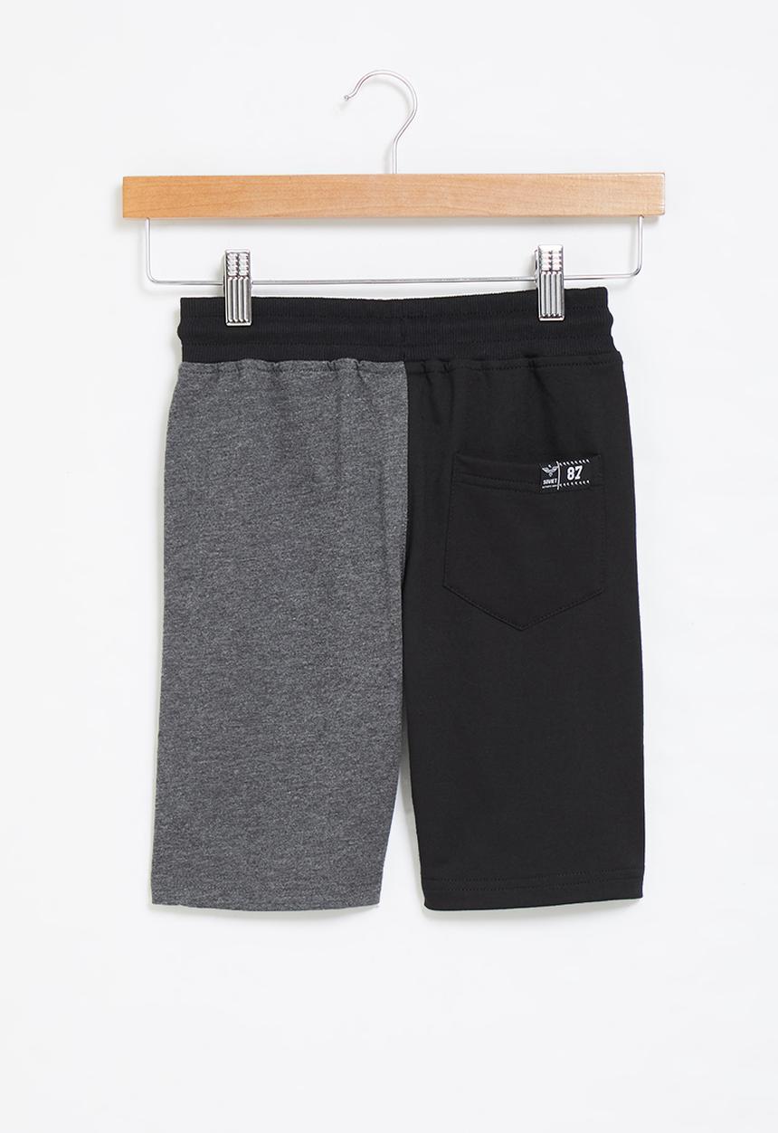 SOVIET - B thanos track shorts - black
