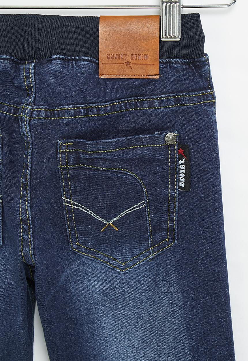 SOVIET - B savage boys denim short - dk indigo