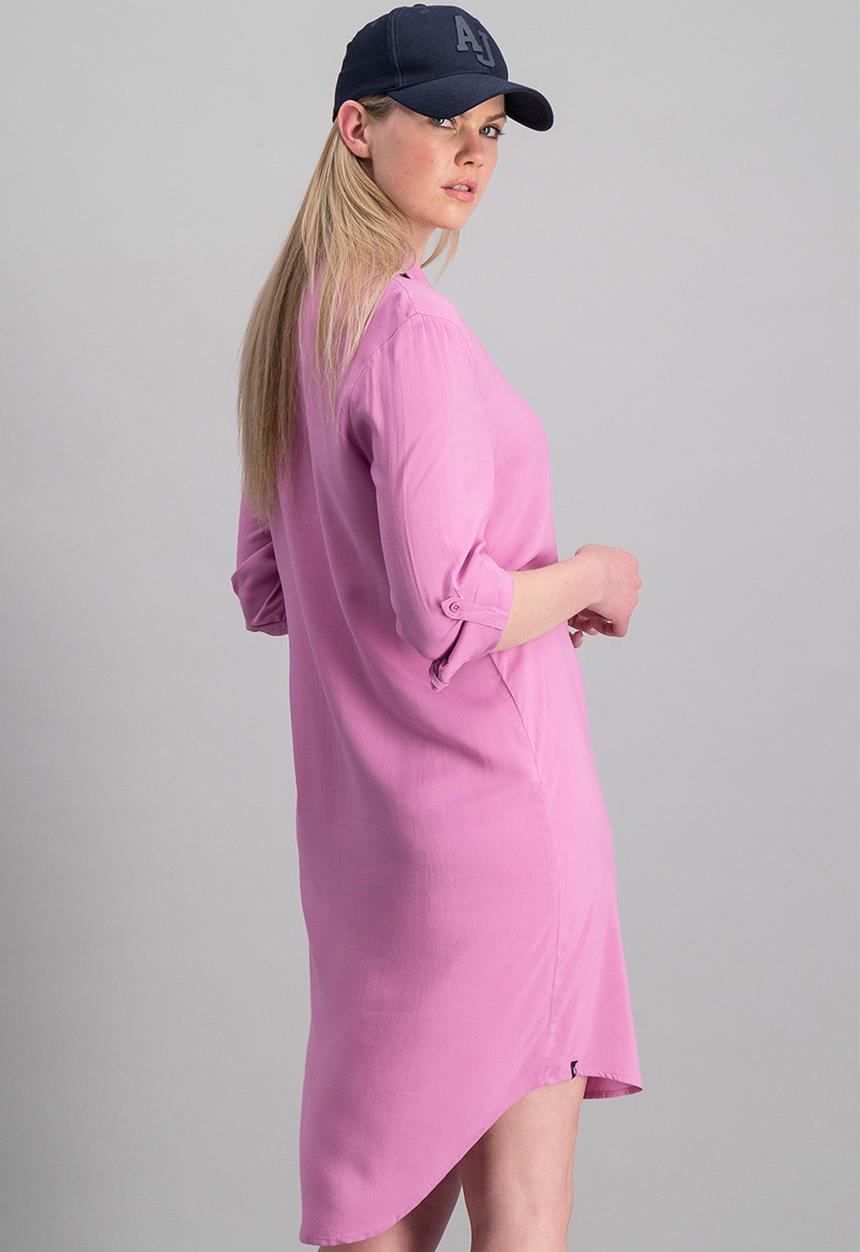 Aca Joe - Ladies aca joe shirt dress - mauve