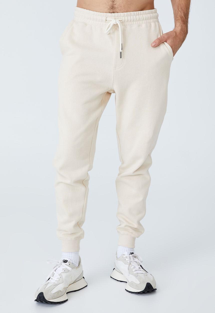 Cotton On - Trippy slim trackie - pearl