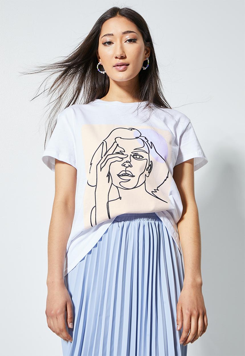 Superbalist - Pose graphic tee - white