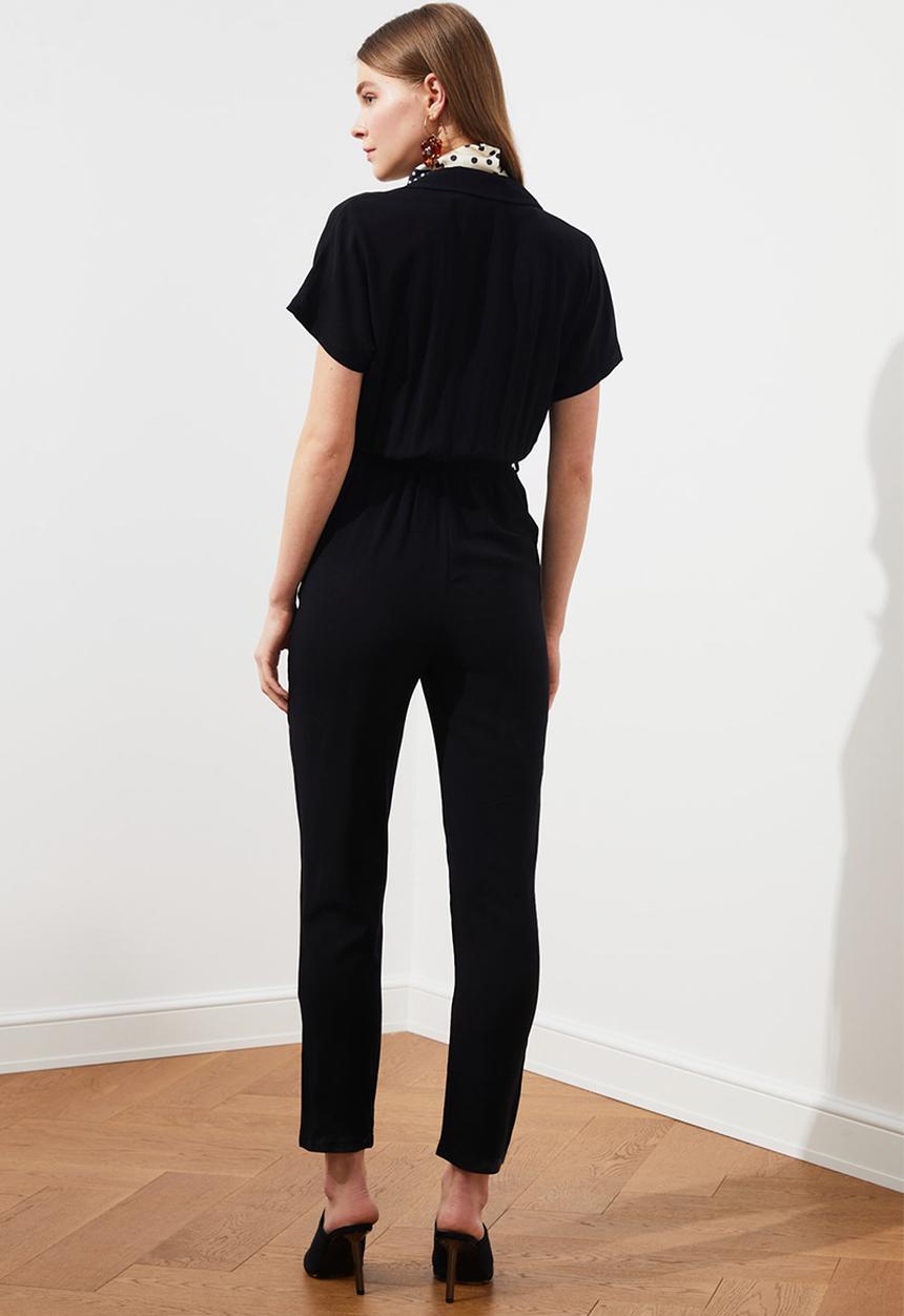 Trendyol - Siyah jumpsuit - black