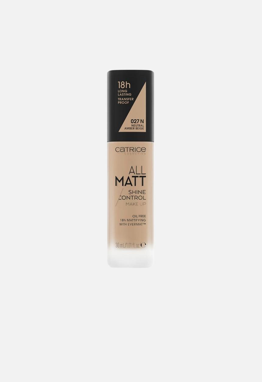 Catrice - All Matt Shine Control Make Up - Neutral Amber Beige
