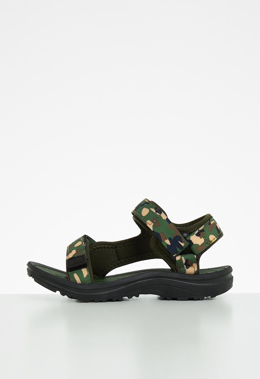 Pierre Cardin - Camo sandal - green