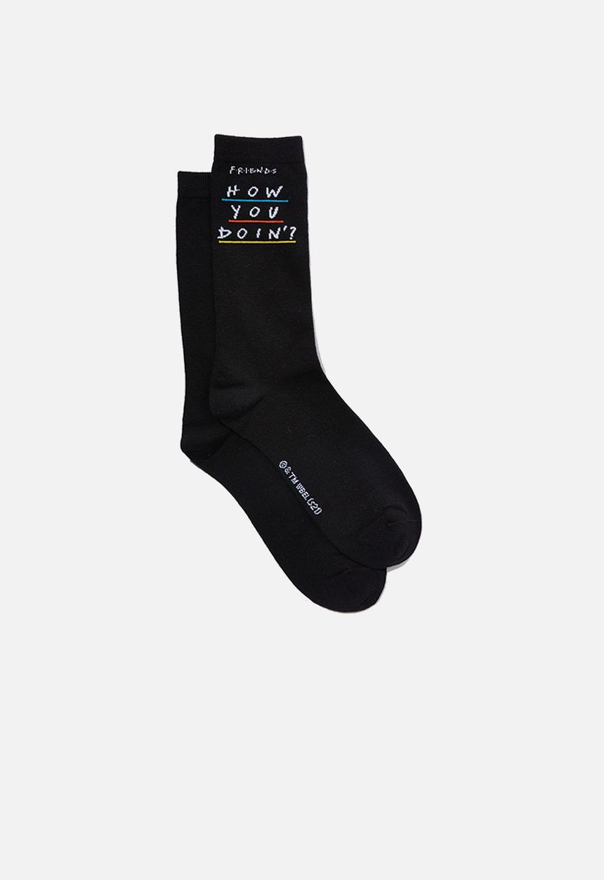 Cotton On - Mens novelty socks - lcn wb how you doin