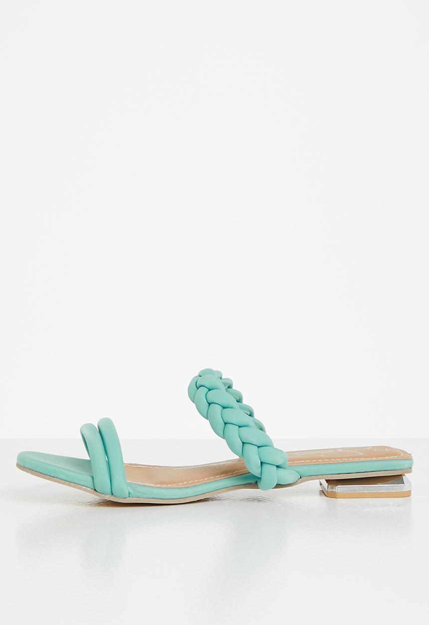 Seduction - Plaited sandal - teal
