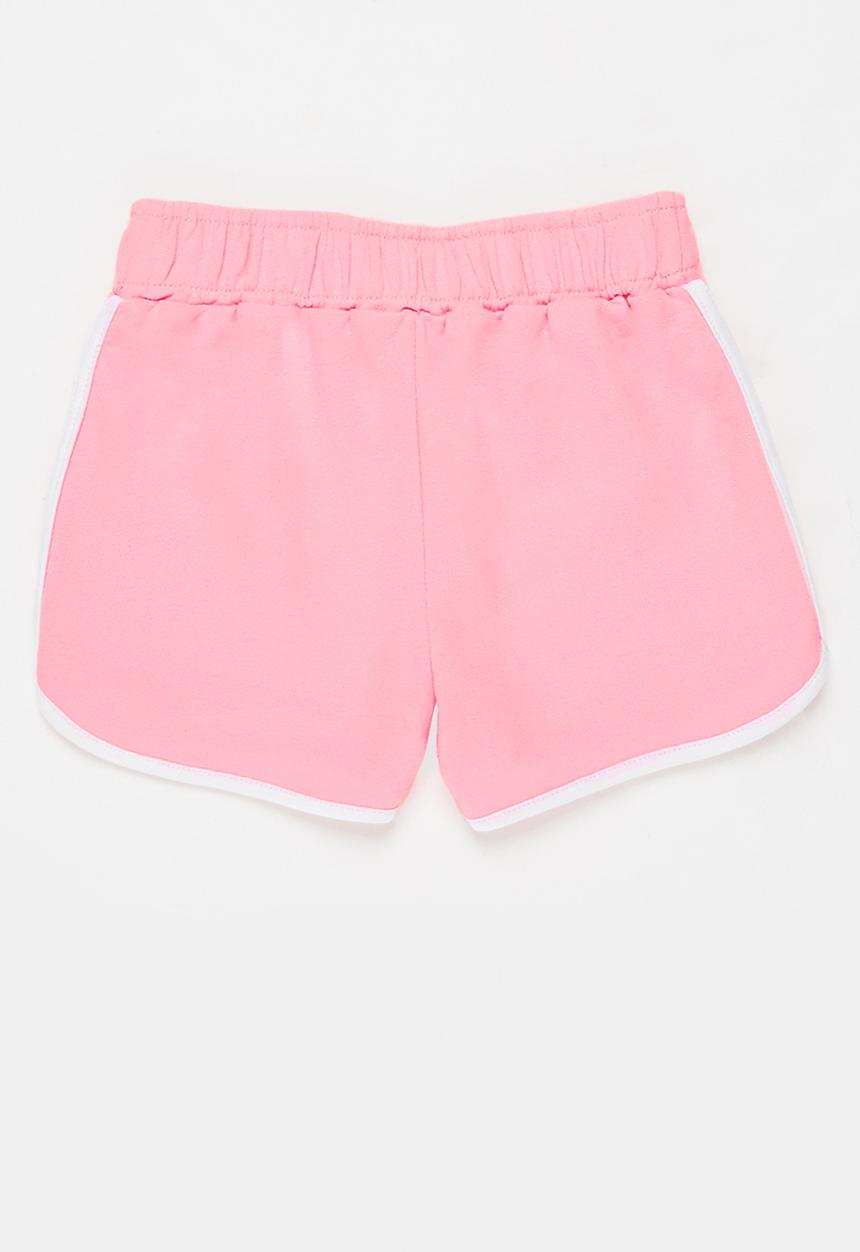 Pop Candy - 2 Pack retro short - light pink & grey melange