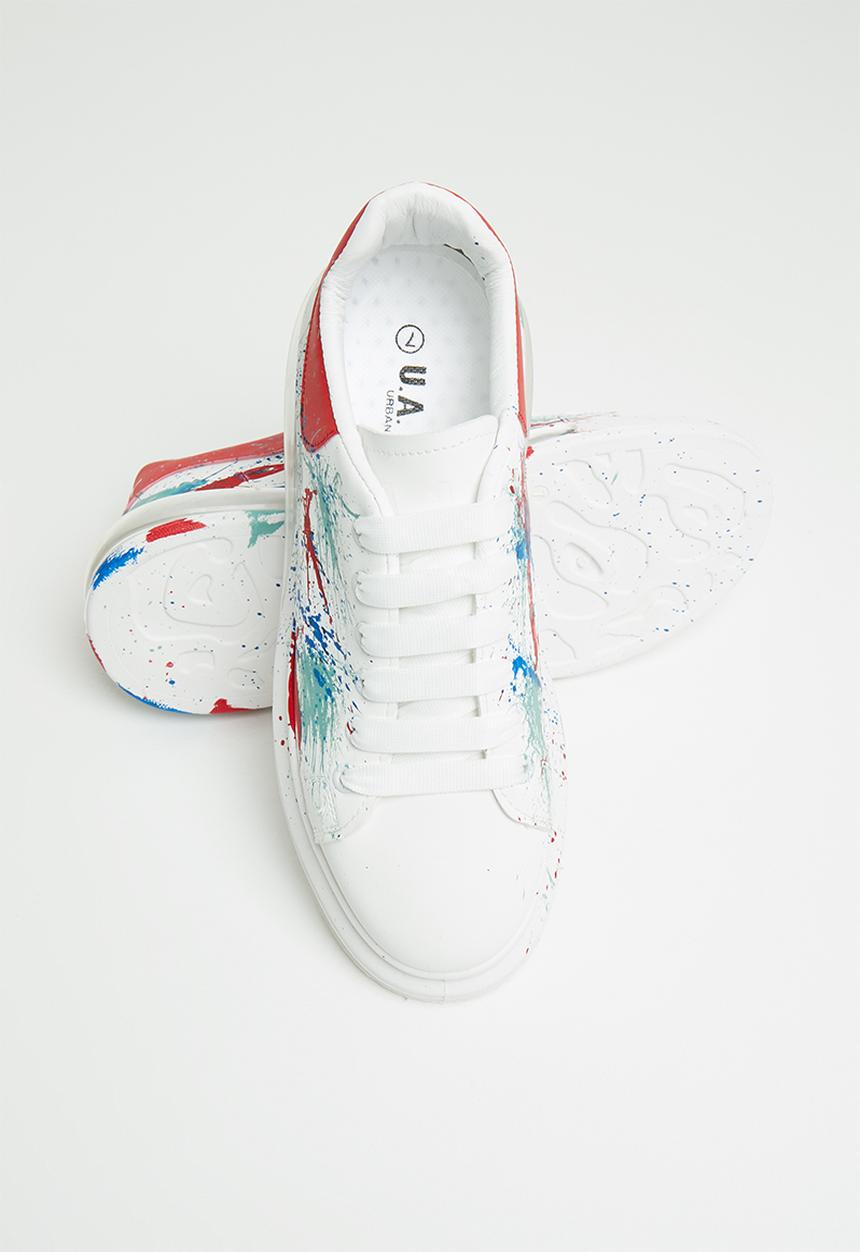 UrbanArt - Terra 1 wax sneaker - red