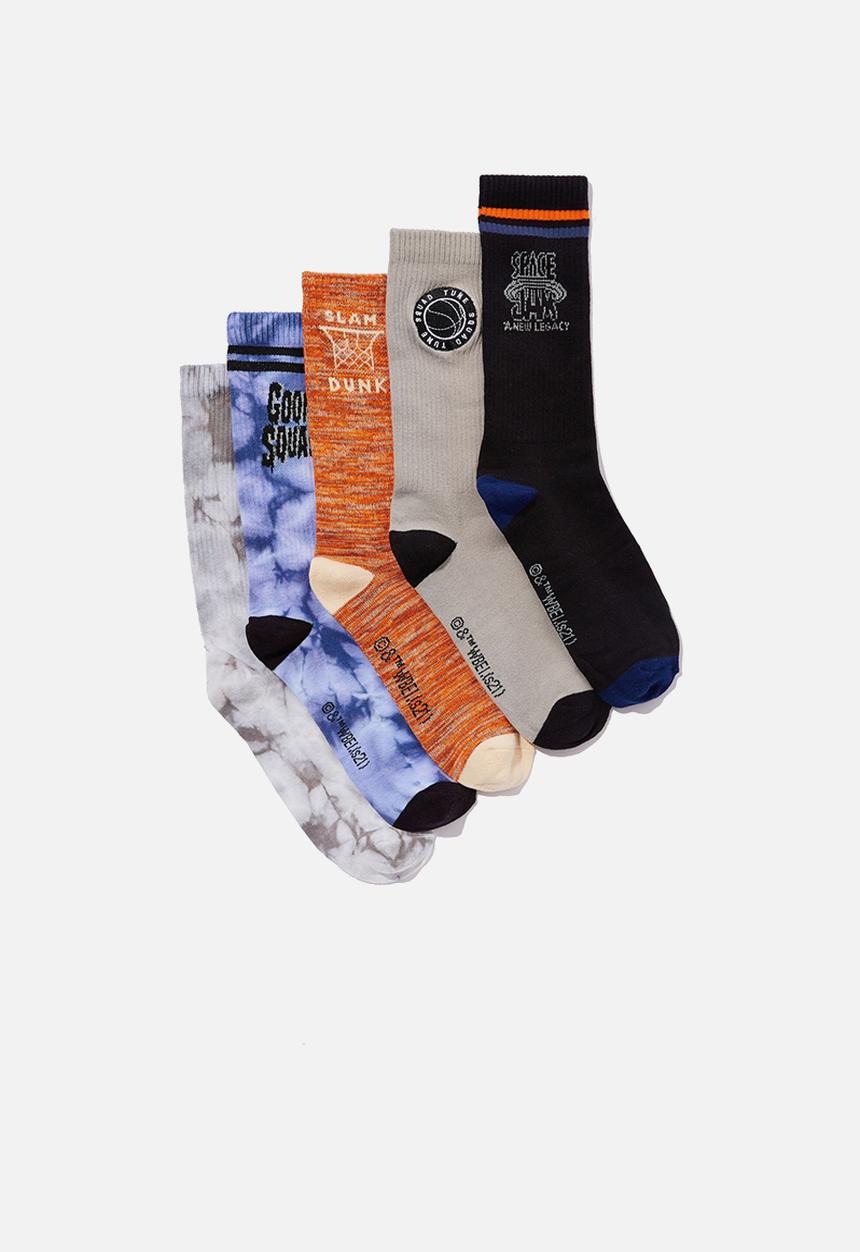 Cotton On - Space Jam Box of Socks - lcn wb space jam legacy